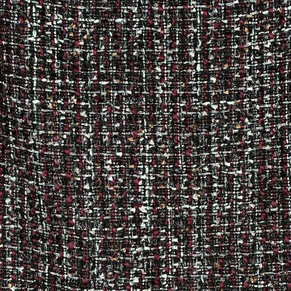 Calvin Klein Tweed Wool Blend Black Fall Winter Lined Mini Skirt Size 10 New - Picture 7 of 8